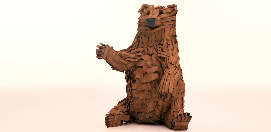 Парк Горького. Медвежонок в берлоге